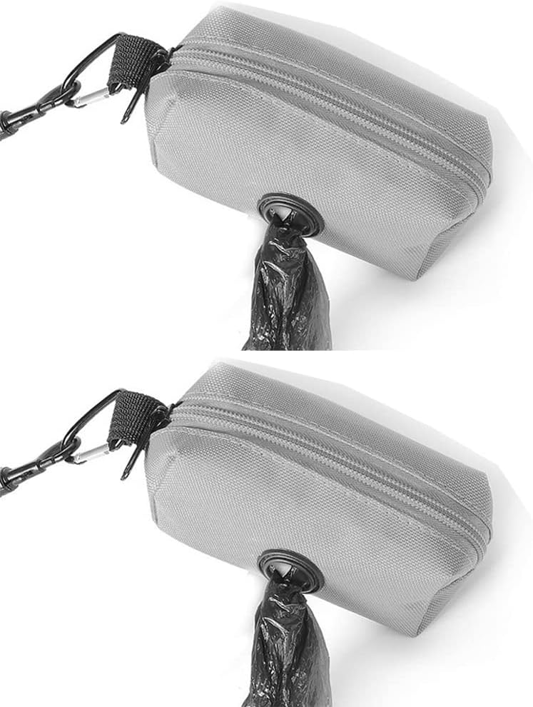 2 Pack Dog Poop Bag Holder, Pet Dog Waste Bag Dispenser for