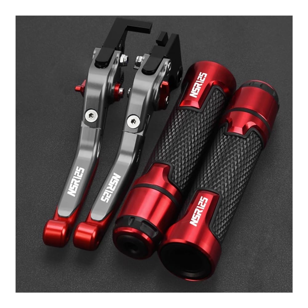 Gfjvcgjru Blue- Motorcycle Brake Clutch Levers For Ho&N&Da Nsr125 Nsr 125 1988 1990 1989 Accessories Motorcycle Extendable Adjustable Brake Clutch Levers Handlebar Grips
