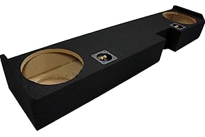 American Sound Connection Dual 10&quot; Subwoofer Box for Ford F250/F350 Extended Super Cab 2001-2014