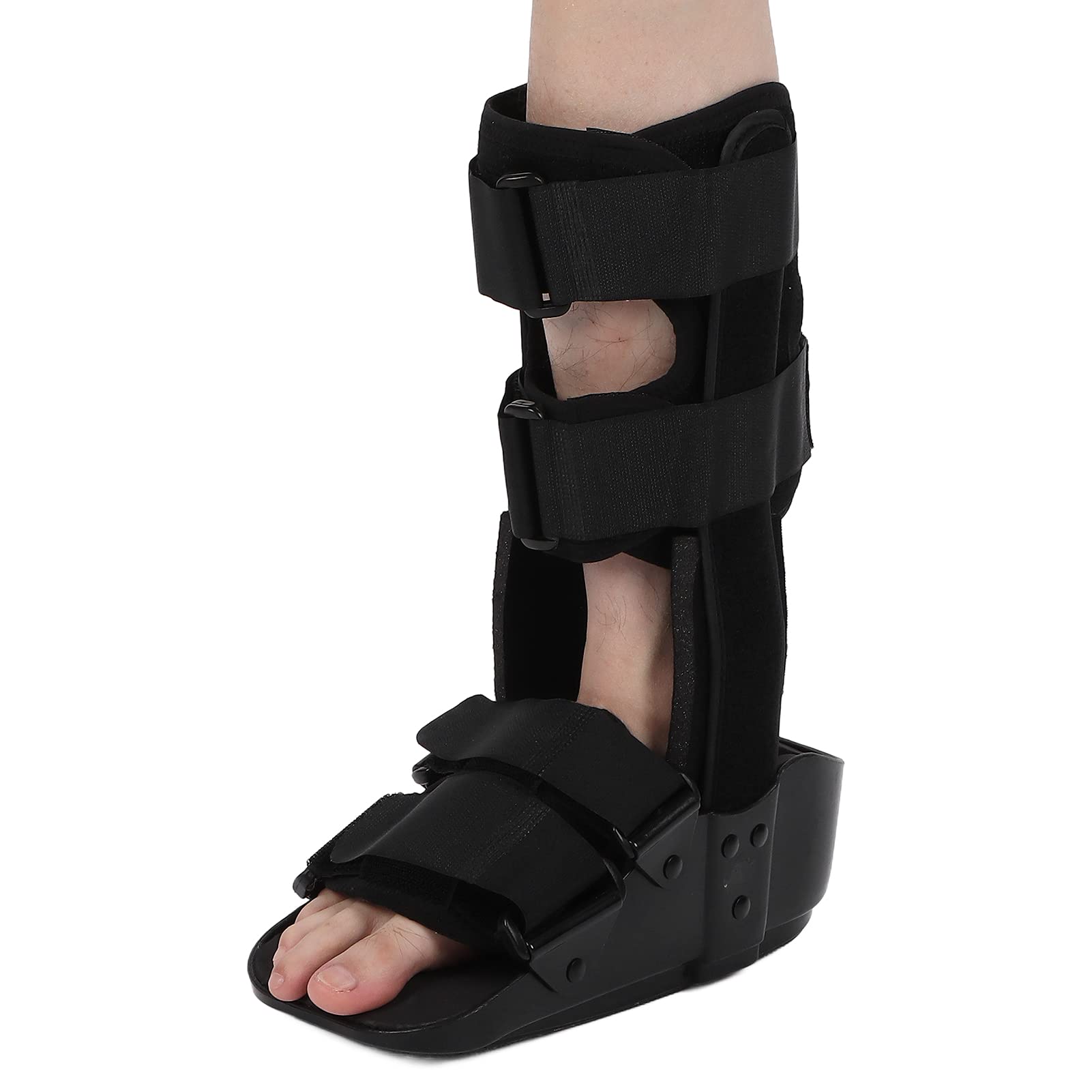 Pongnas Bota Ortopédica Ligera con Absorción de Impactos, Plantilla y Suela Acolchadas, para la Recuperación Postoperatoria de Esguinces y Fracturas de tobillo. (M)