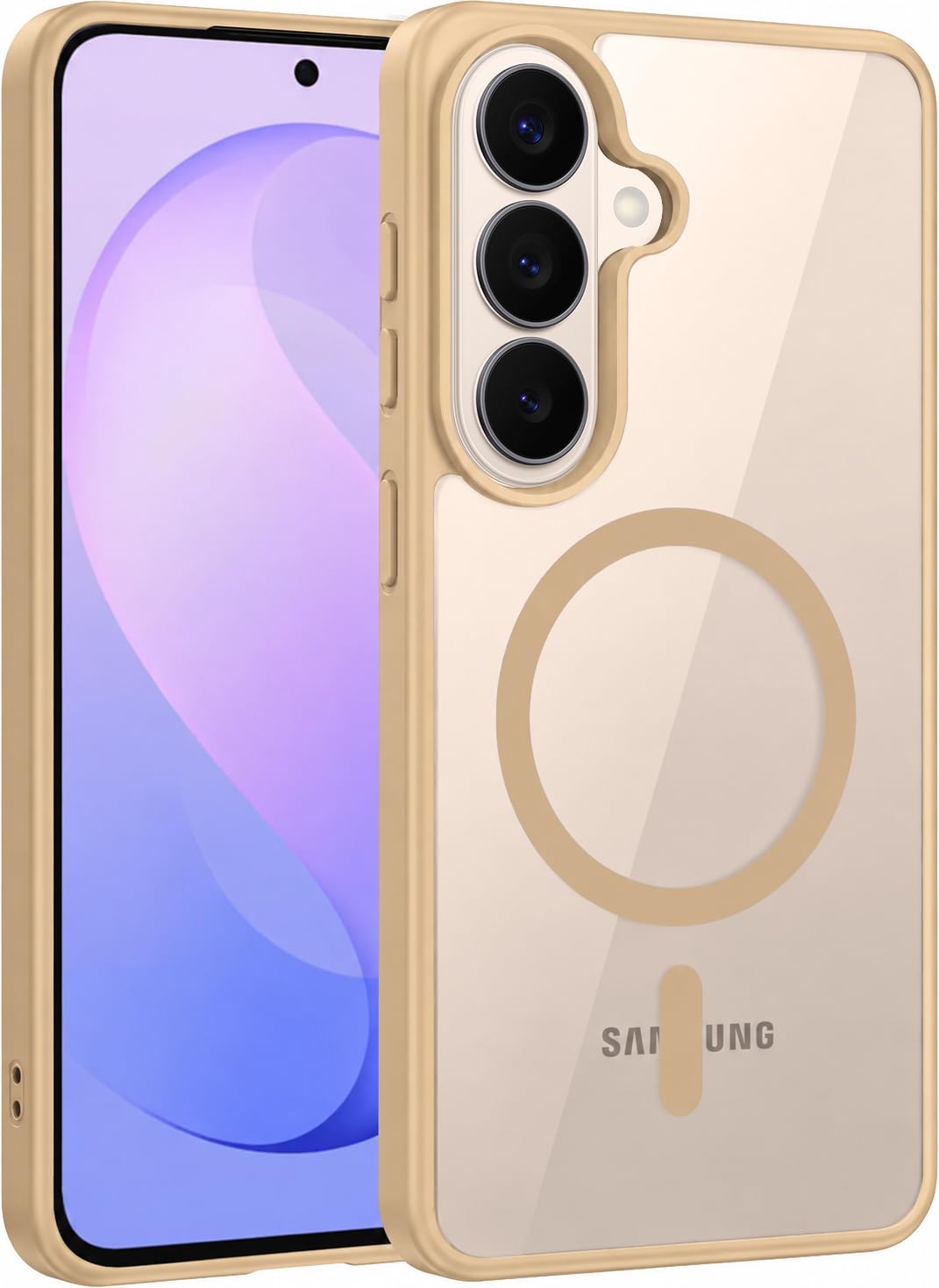 DIZORO Compatible Samsung Galaxy A17 5g Case,Compatible with MagSafe, Non Yellow Military-Grade Drop Protection & Hard PC Back Cover Slim Transparent Anti-Scratch Shockproof Phone Case - Black — Amazon image 12