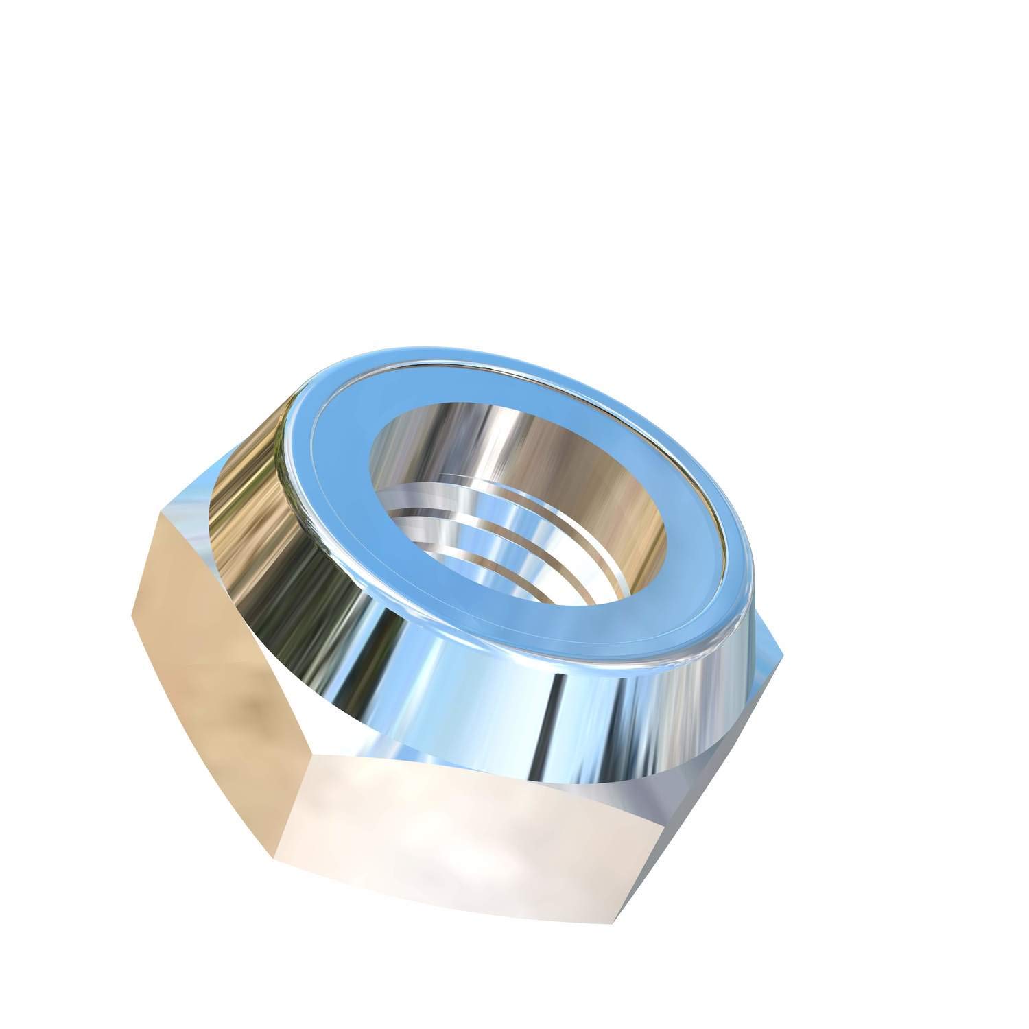 Allied Titanium 0021813, (Pack of 10) 5/16-24 UNF Titanium Hex Lock Nut, Low Profile, Grade 5 (Ti-6Al-4V)