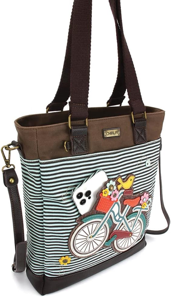 CHALA Work Tote Women Shoulder Purse with Detachable Crossbody Strap - Image 4