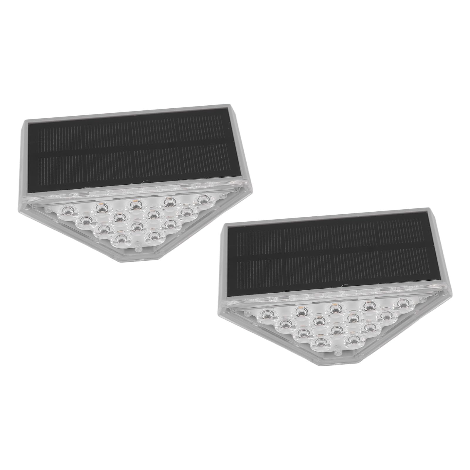 ROSHWEY 16 Luci Solari Per Scale Esterno - Triangolari LED Impermeabili IP65 Per Gradini E Patio