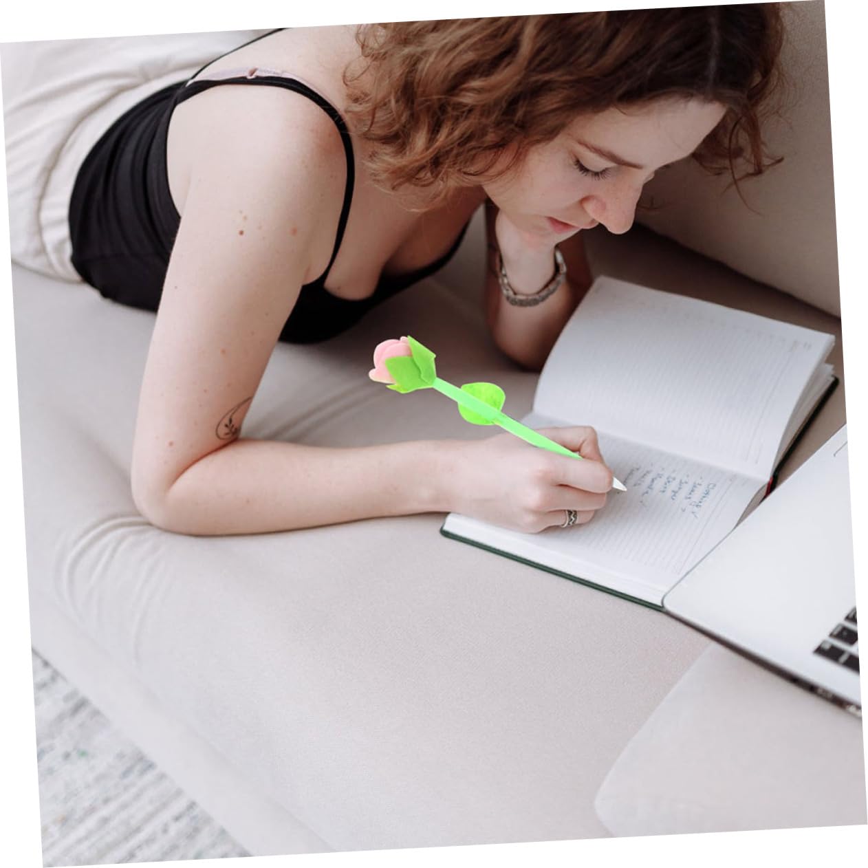 Lurrose Lot De 3 Stylos À Bille Pour Étudiants Stylos Fantaisie Décoratifs Légers Et Antidérapants Pour Bureau Et École 12 Pièces X 3