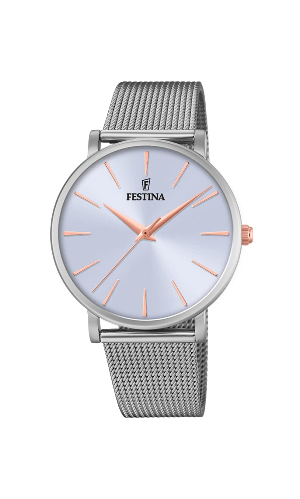 Festina Reloj Analógico para Mujer de Cuarzo con Correa en Acero Inoxidable F20475/3