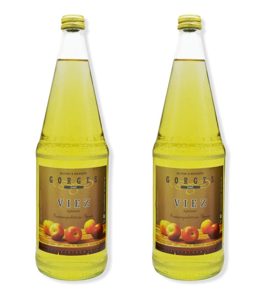 Original Viez (Apfelwein) aus der Region Trier (2x1,0l Flasche)