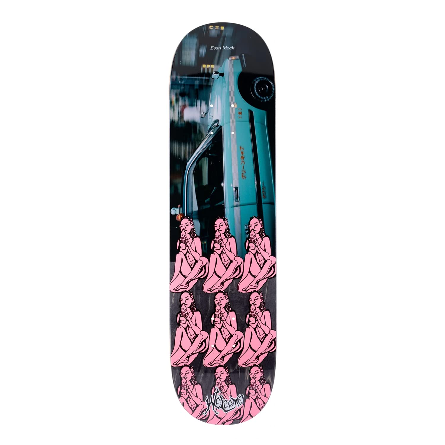 Amazon | Welcome スケートボードデッキ Evan Mock Taxi on Island 8.4