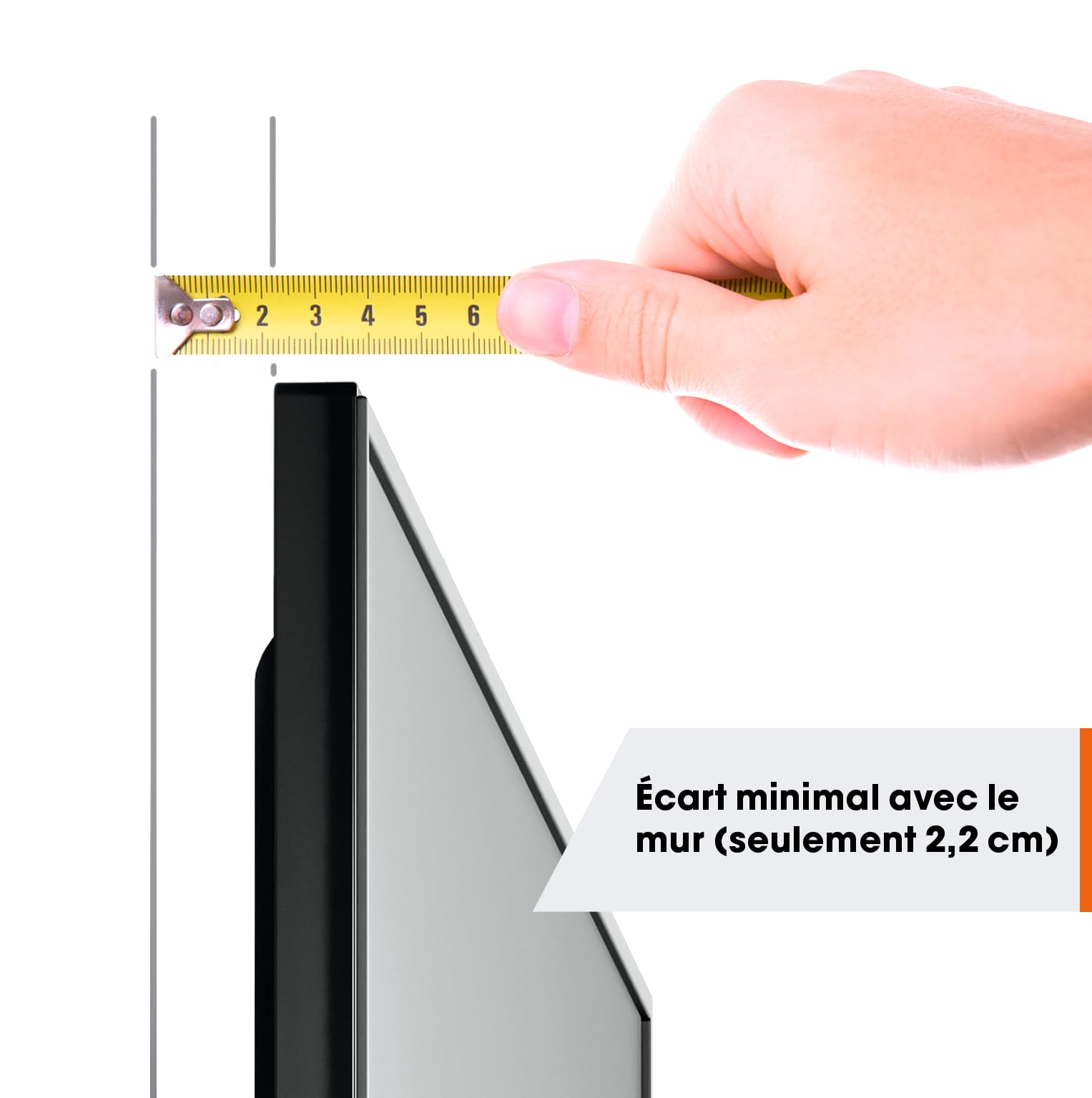 Vogel's TVM 1605 Support Mural TV Plat pour téléviseurs de 40-100 Pouces, Poids Max. 75 kg, Support TV Max. VESA 600x400, Compatibilité Universelle | Compatibilité universelle, Certifié TÜV, Charge Max 75 kg, VESA jusqu'à 600x400, Matériel montage incl