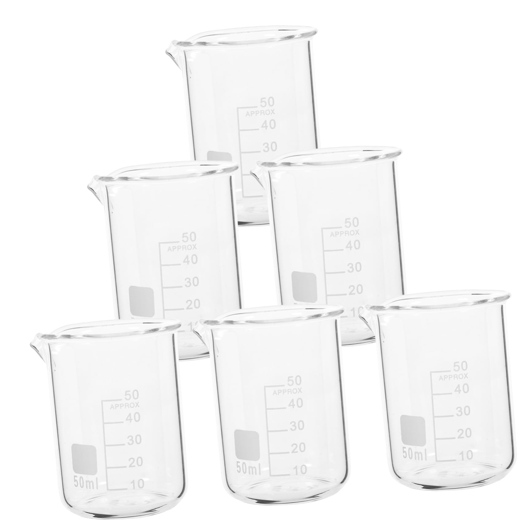 Gobelet Doseur Verre pour Laboratoire et Dosages Scientifiques Quotidiens