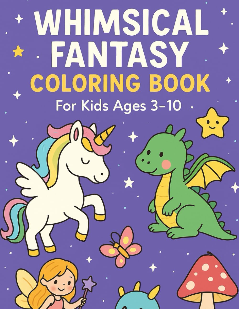 Whimsical Fantasy Coloring Book