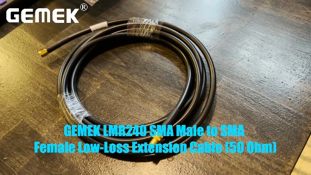Image of 15ft SMA Extension Cable, SMA Male to SMA Female Connector 50 Ohm KMR240 Low Loss SMA Coax Coaxial Cable for 4G LTE Router Cellular SDR USB Dongle Receiver