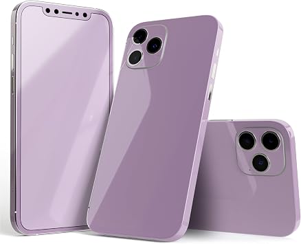 DesignSkinz Full Body Skin Decal Wrap Kit Compatible with iPhone 14 Plus - Lavendar Pastel Color