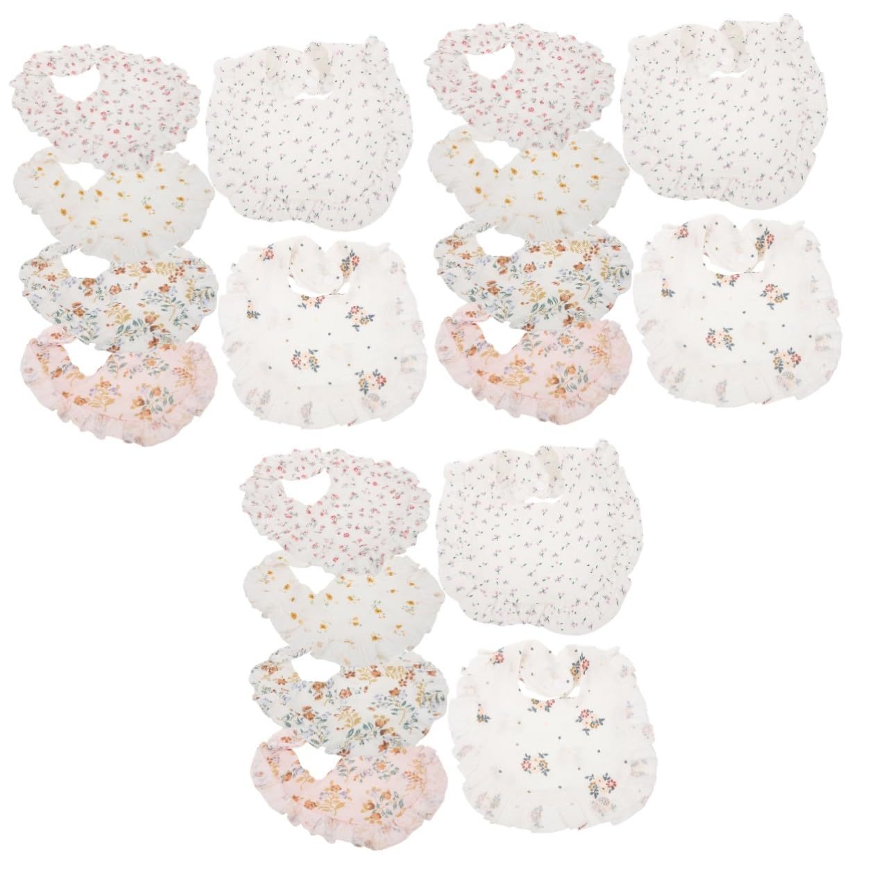 Abaodam 18 Stk Speichel tasche Kleinkind-Turban -Speicheltücher Sabbertücher für Kleinkinder -Baumwolllätzchen -Bandana Lätzchen aus Baumwolle -Lätzchen für Mädchen