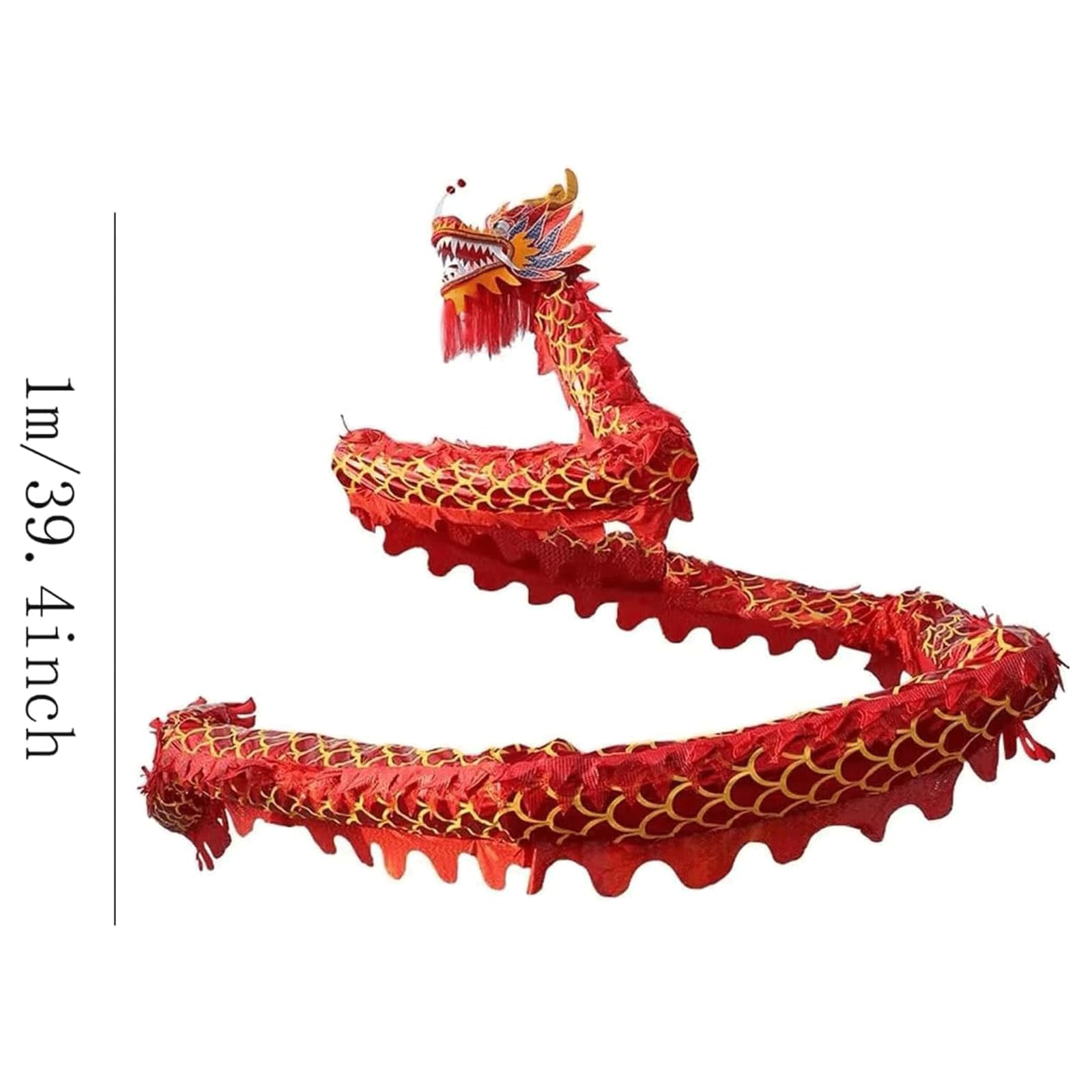 Amazon.com: BKEKM Dragon Dance 5m /8 Meters Lion Dance Head 3D