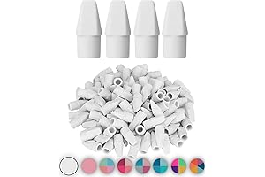 Mr. Pen- White Pencil Top Erasers, 120 pc, Bulk Erasers for Pencils, Pencil Head Erasers