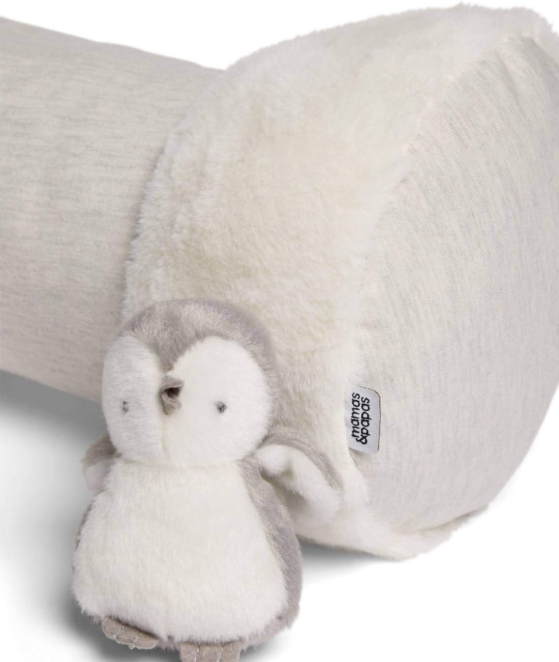 Mamas & Papas Tummy Time Roll, Interactive Soft Baby Pillow with Integrated Rattle, Wish Upon A Cloud - Image 5