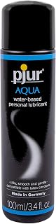 Pjur Aqua Premium Water-Based Personal Lubricant 3.4 Fluid Ounce / 100 Milliliter