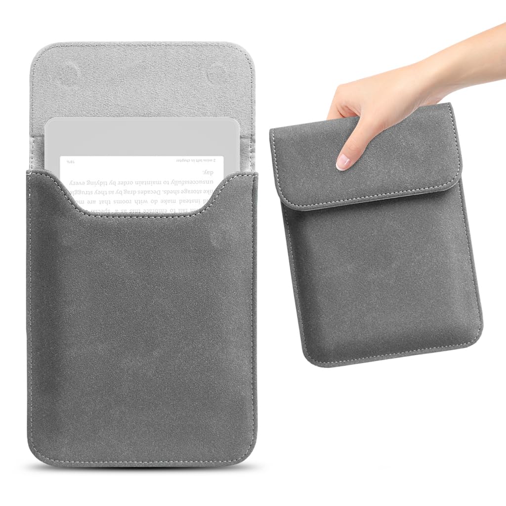 ZORBES® Sleeve Case for 7" Kindle Paperwhite and Kindle Colorsoft Signature Edition (2024 Released),PU Protective Pouch Bag Case Cover Sleeve for Paperwhite 11th Generation 2021