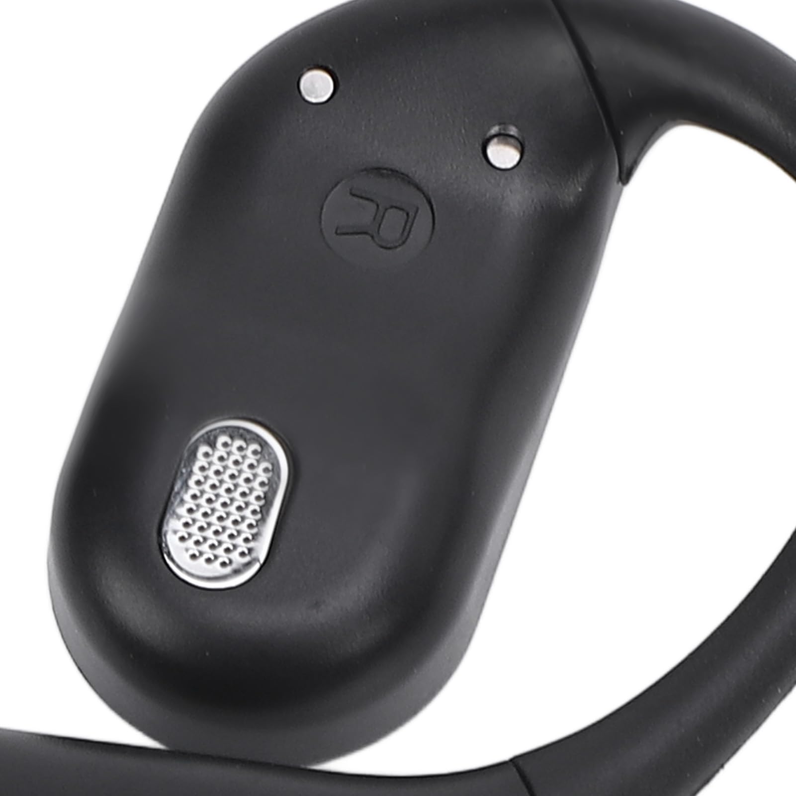 Auricolari per Traduttore di Lingua Traduzione AI Efficiente Compatto Orecchio Aziendale Appeso per Viaggiatori D'affari ABS 2 Pezzi (BLACK)