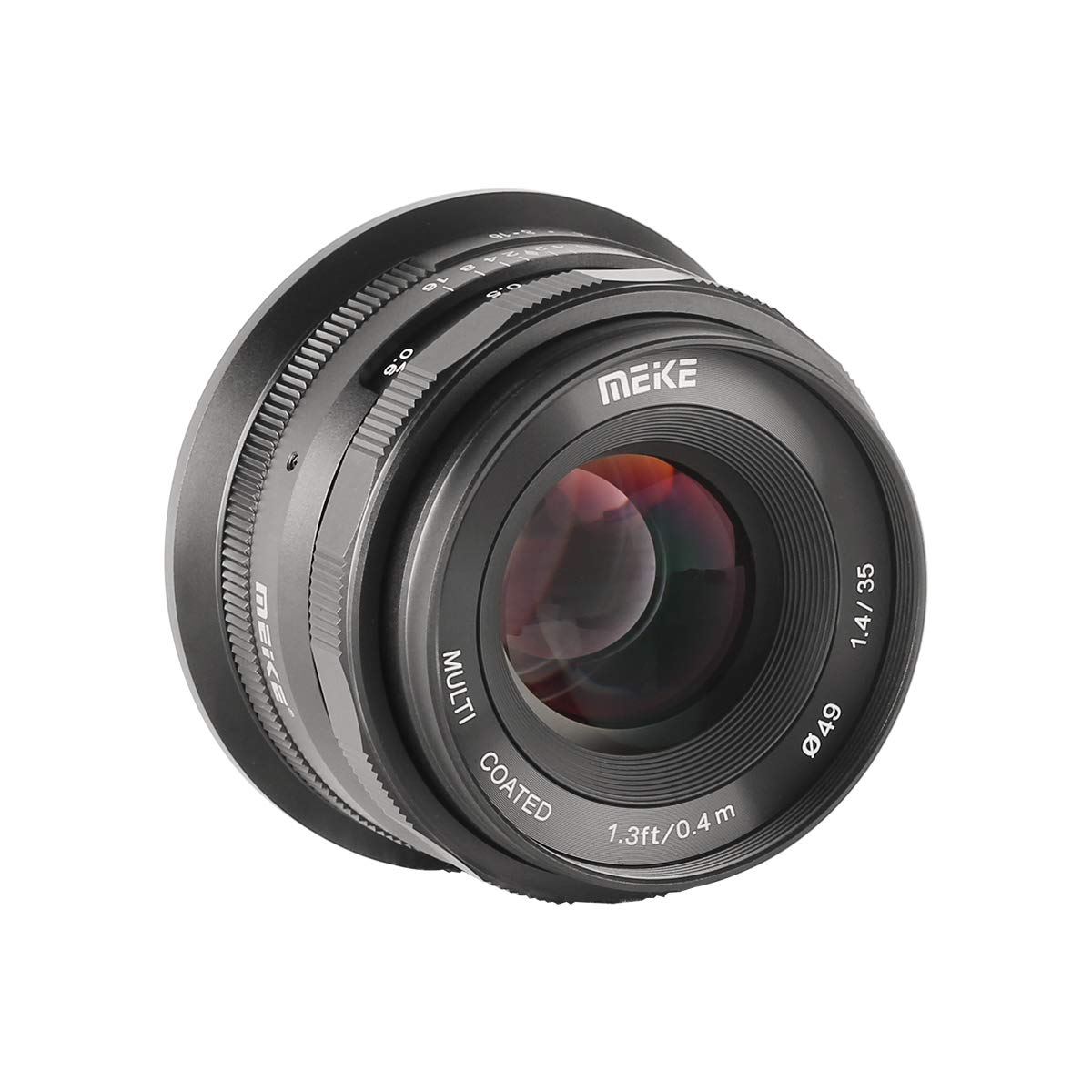Obiettivo Meike 35mm F1.4 con messa a fuoco manuale e ampia apertura compatibile con fotocamere mirrorless Nikon APS-C come Z30 Z50 Zfc