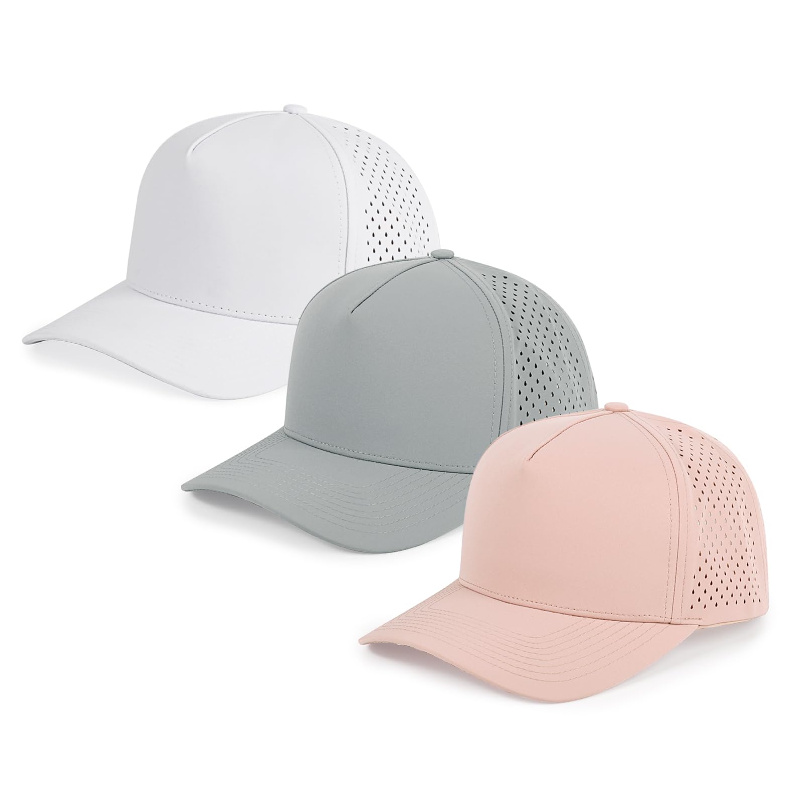 HH HOFNEN Quick Dry Baseball Cap Mesh Snapback Hat Sun and Rain Protection Golf Ball Cap for Men
