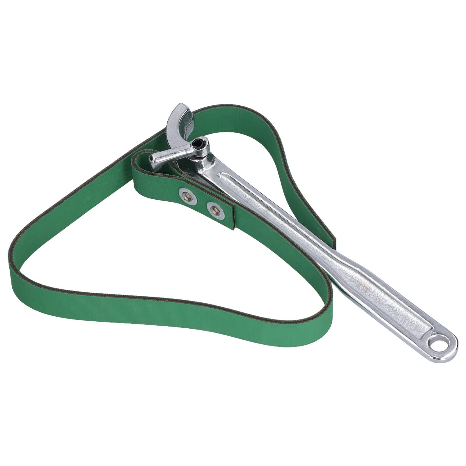 YOUTHINK Strap Wrench Heavy Duty Carbon Steel Labor Saving Tool for Opening Filter Pipe, 11.2in Handle Length for Oil Filter Replacement