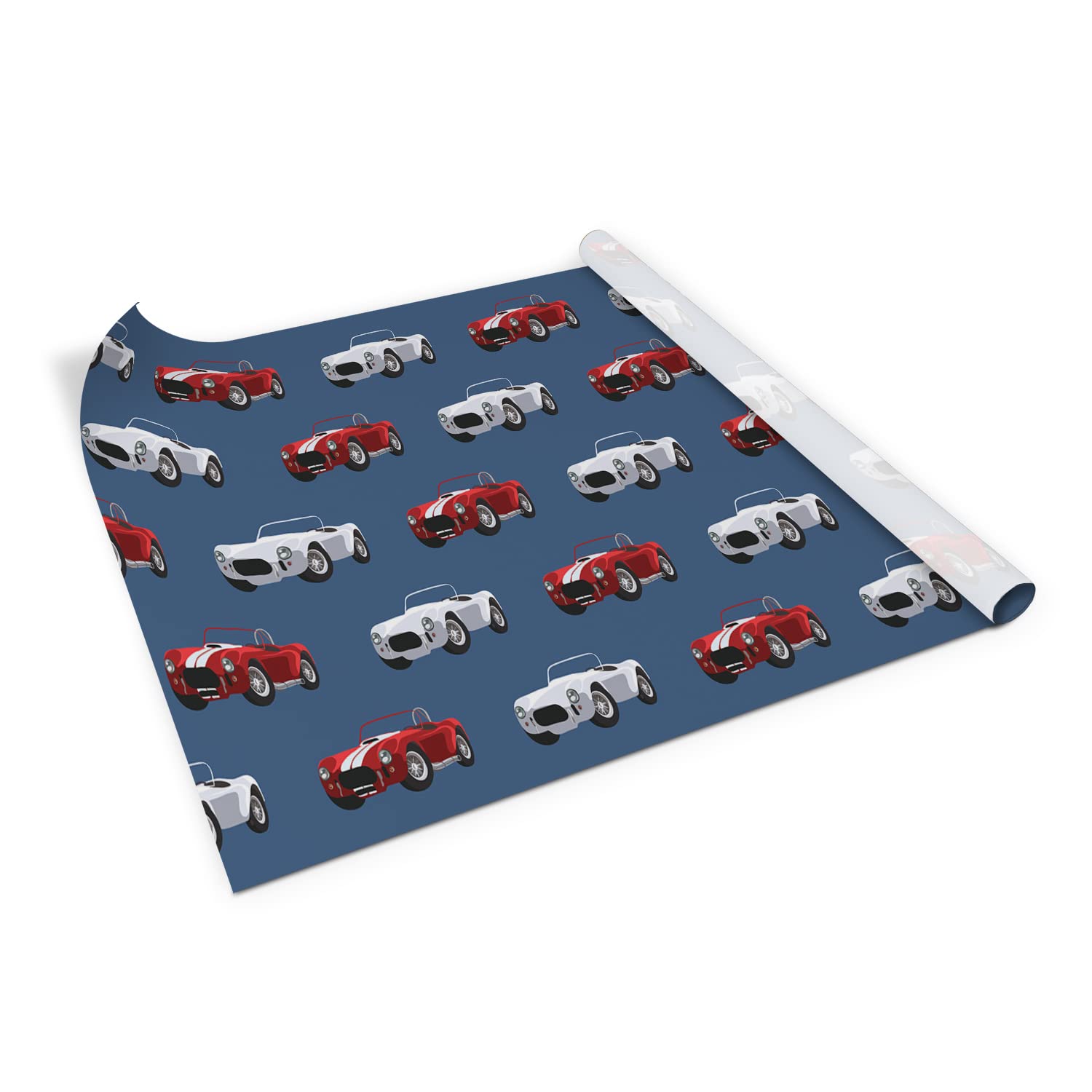 Pegatina en la cómoda para proteger y decorar muebles infantiles con coches