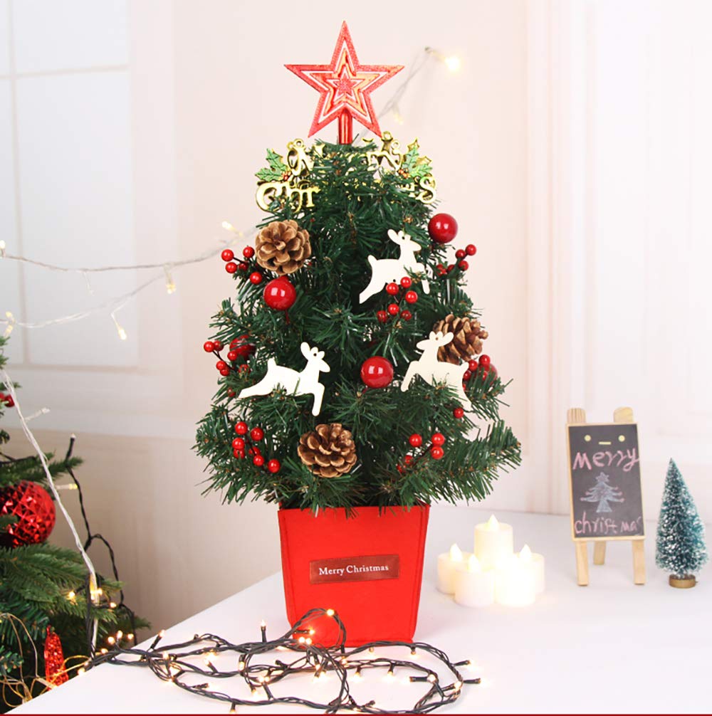 クリスマス飾り Amazon.co.jp: SCLYX クリスマスツリー 50㎝ ポット式 led