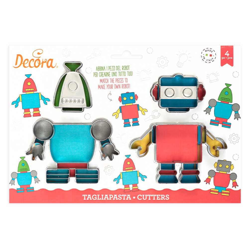 DECORA 0255421 Robot Cutter Set 4 PCS