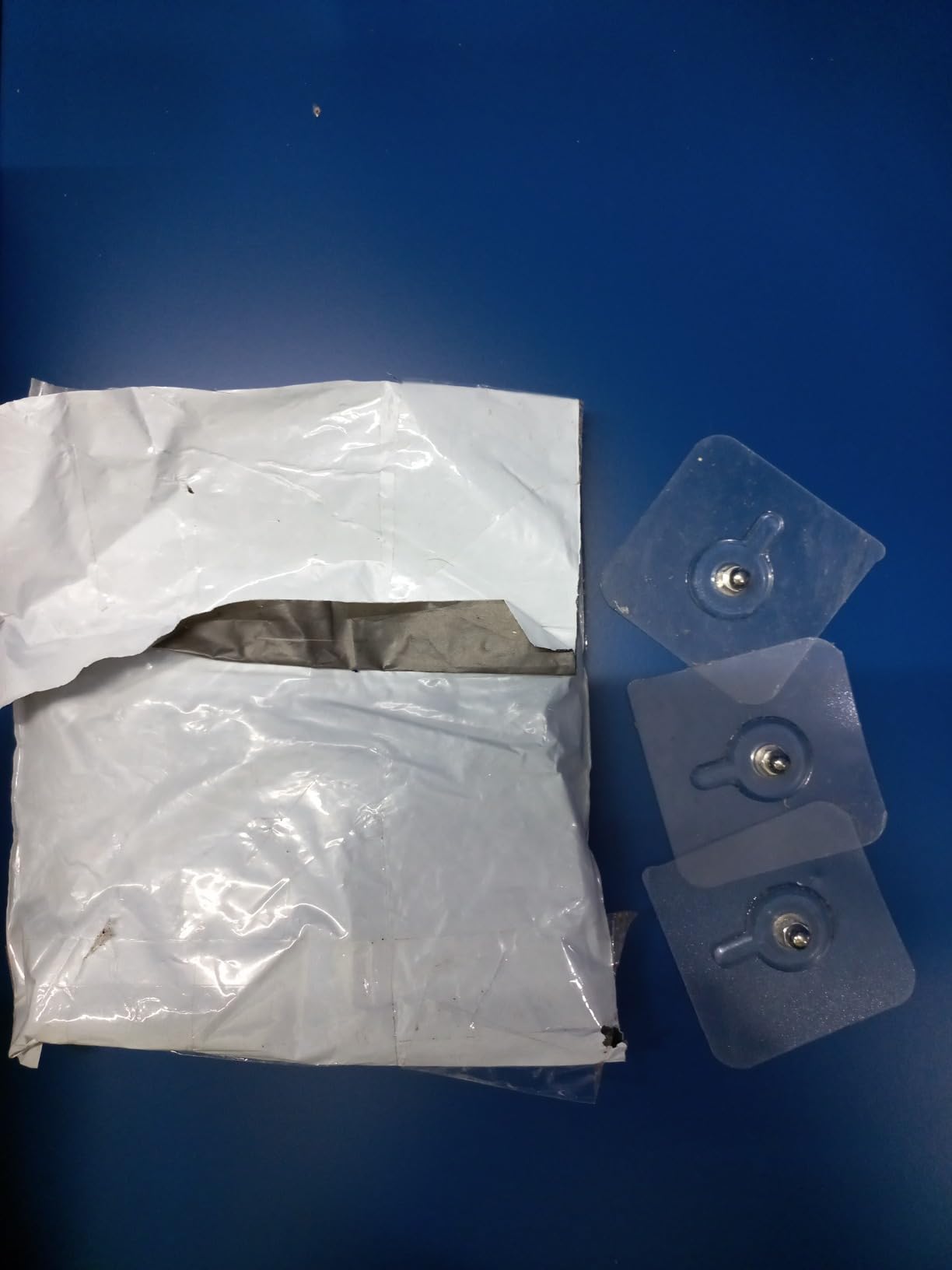 zig zag Pack of 10 Stainless Steel, PVC, Nail Free Seamless Self