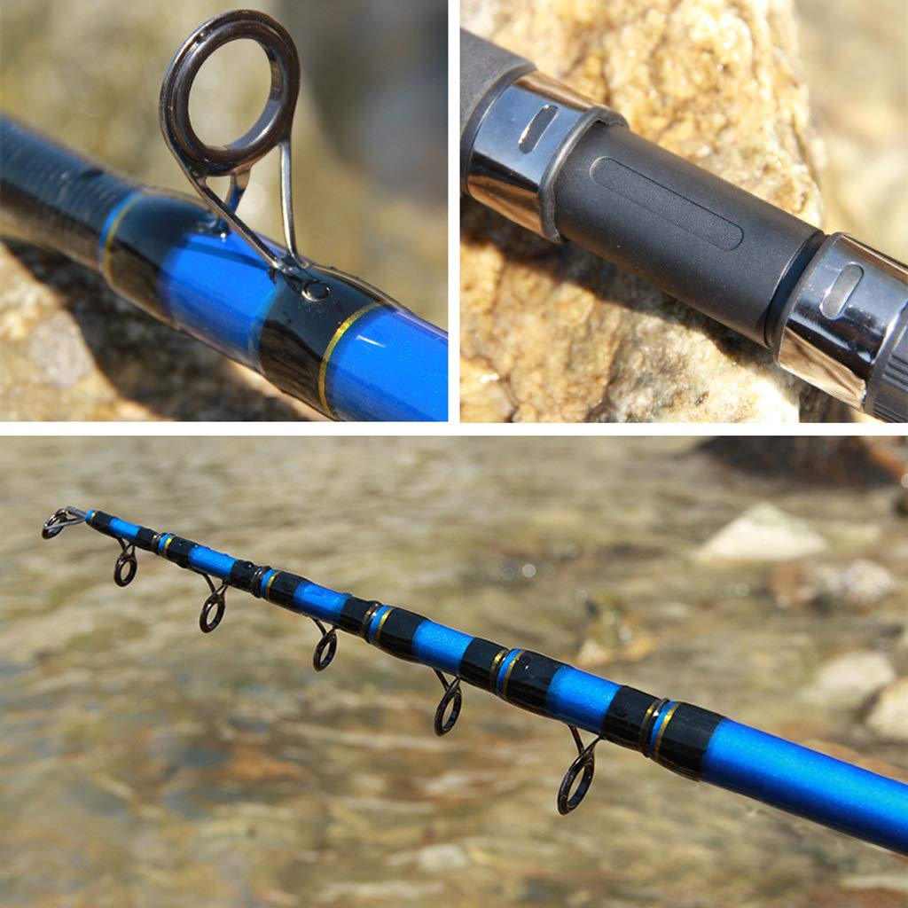 Profesión caña de Pesca Mar Rod Set Mar Rod Lanzar Shot Varilla telescópica superduro Largo Larga Sección Rocky Caña de Pescar Caña de Pescar (Size : 3.6 Meters)