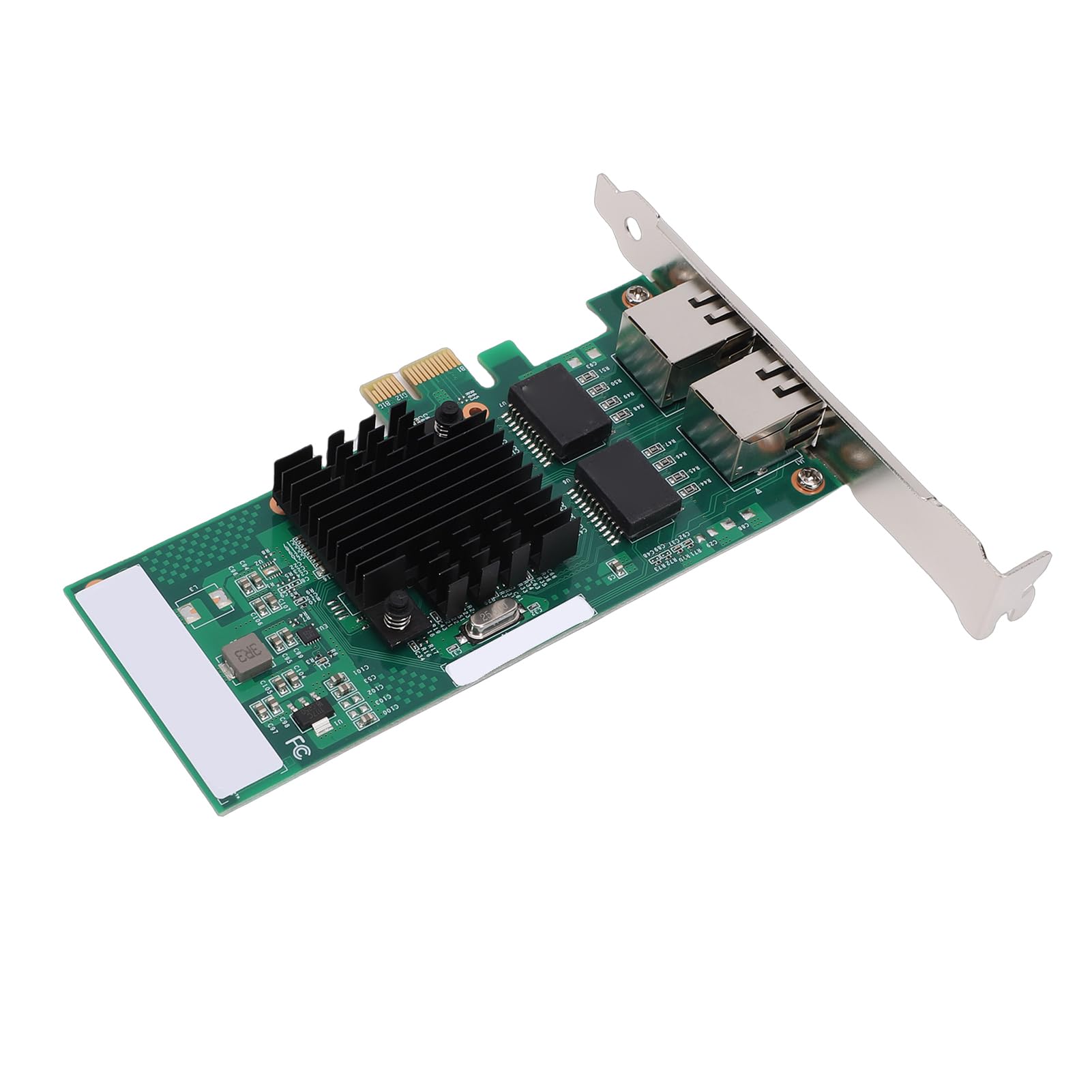 Scheda di Rete Adattatore Server Gigabit Ethernet, Doppia Porta RJ45 Controller 82571 PCI Express, Supporto per, con Tecnologia QoS