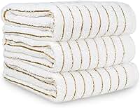 Kit 03 Toalha de Banho Grossa Praia Hotel 440g/m² Costura Dupla Reforçada (Marrom)