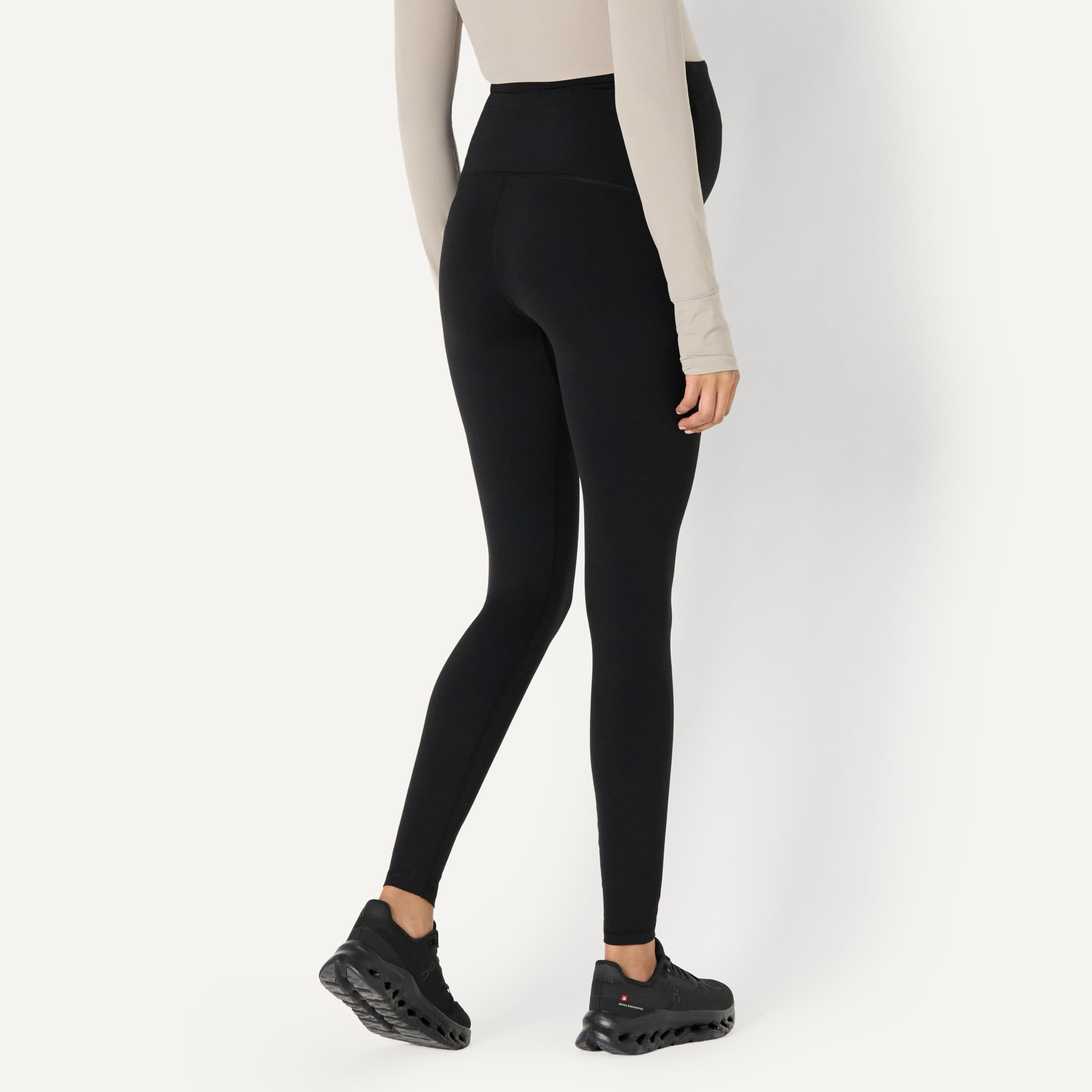 Amazon Essentials Damen Umstandsleggings, Active FormFlex butterweich mit Überbauchbund in voller Länge für Yoga und Workout