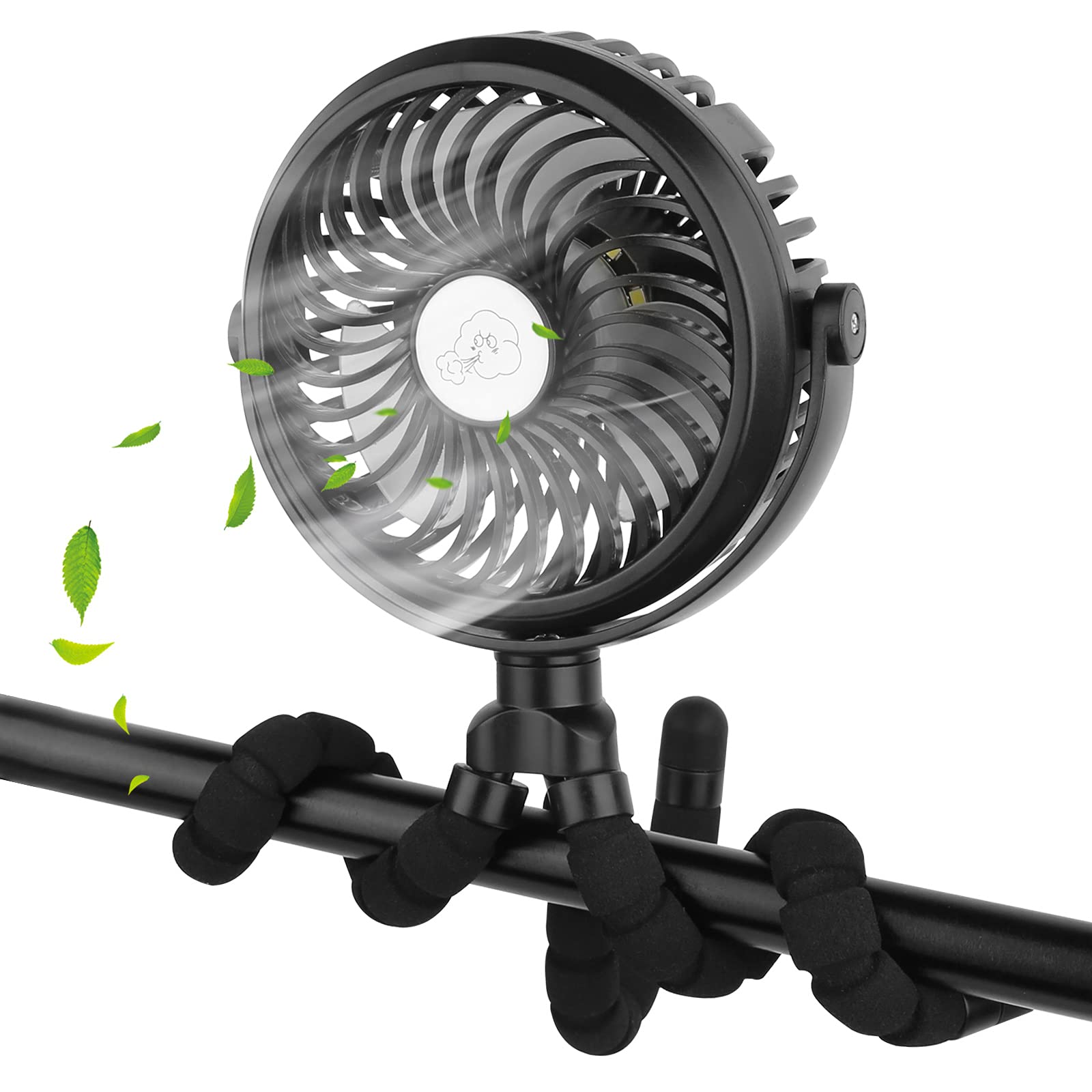 Buy SOOKU Mini Handheld Stroller Fan, 2600mAh Portable Personal USB Fan