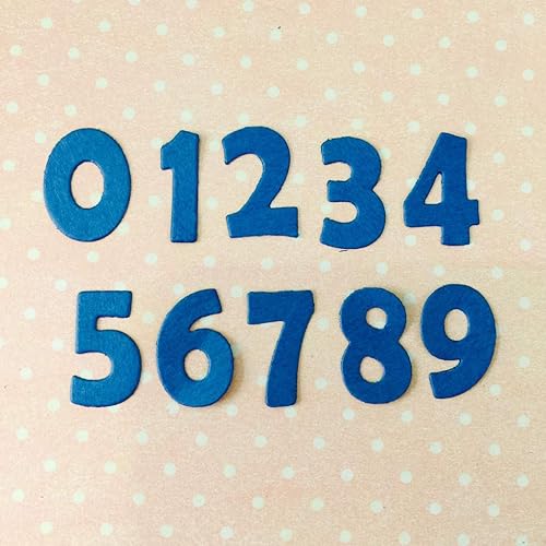 Miniatura 2 de Plantilla de corte de metal con números para manualidades, álbumes de recortes, tarjetas de papel, grabado, manualidades, decoración