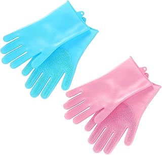 HDGSAFD 2 Paar Pet-Duschhandschuhe, Hunde- Und Katzen-Anti-Rutsch-Handschuhe, Multifunktions-Silikonhandschuhe, Klassische wasserdichte Reinigungshandschuhe, Pet-Reinigungszubehör. product image