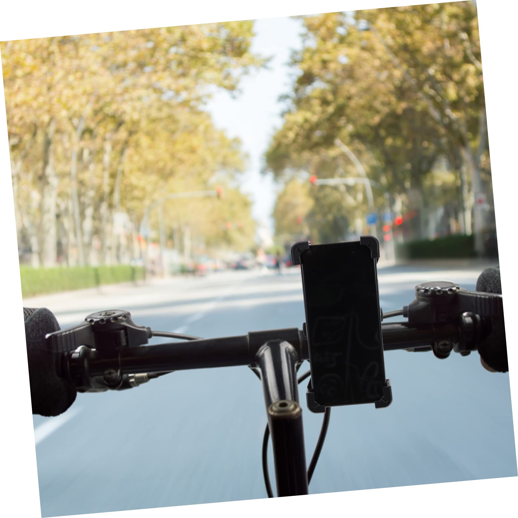 HEMOTON 2pezzi Supporto Per Smartphone Rotante Per Bici e Staffa Stabile Per Navigazione Facile Da Installare Compatibile Con Dispositivi Per Ciclismo e Elettrica