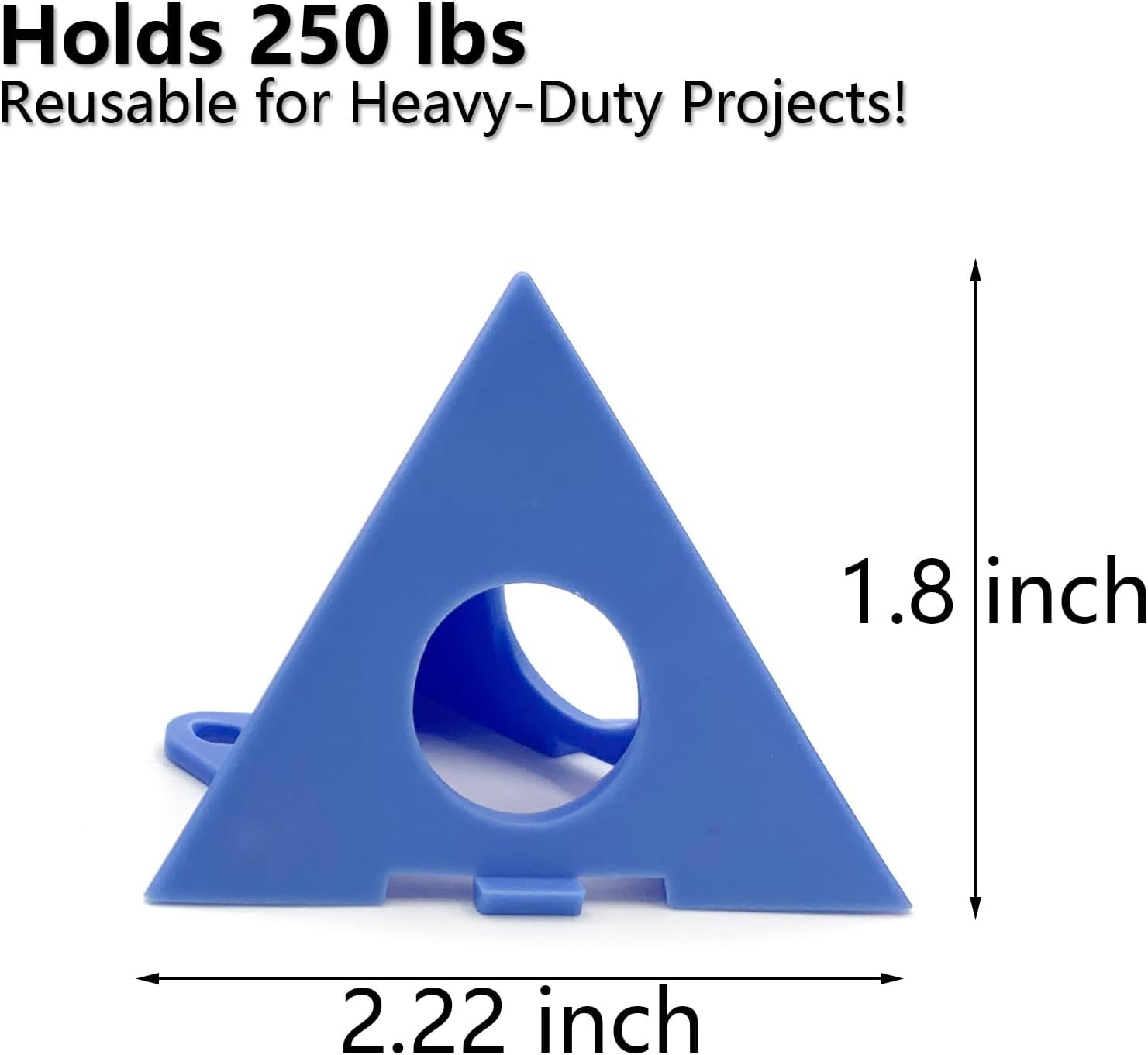 20pcs Painters Pyramids Stands, Heavy-Duty Painting Tripods for Cabinets & Doors with Locking Design, Stackable Mini Cones for Smooth Finishes, Supports Up to 250 Pounds - Ideal for DIY & Professional Projects (blue)