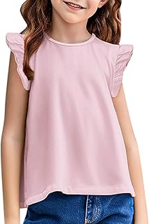 Camiseta básica de manga larga para niños, monocolor, cuello redondo, camiseta elegante de manga larga, túnica con cordón, elegante, cómoda, suave y acogedora, camiseta deportiva informal