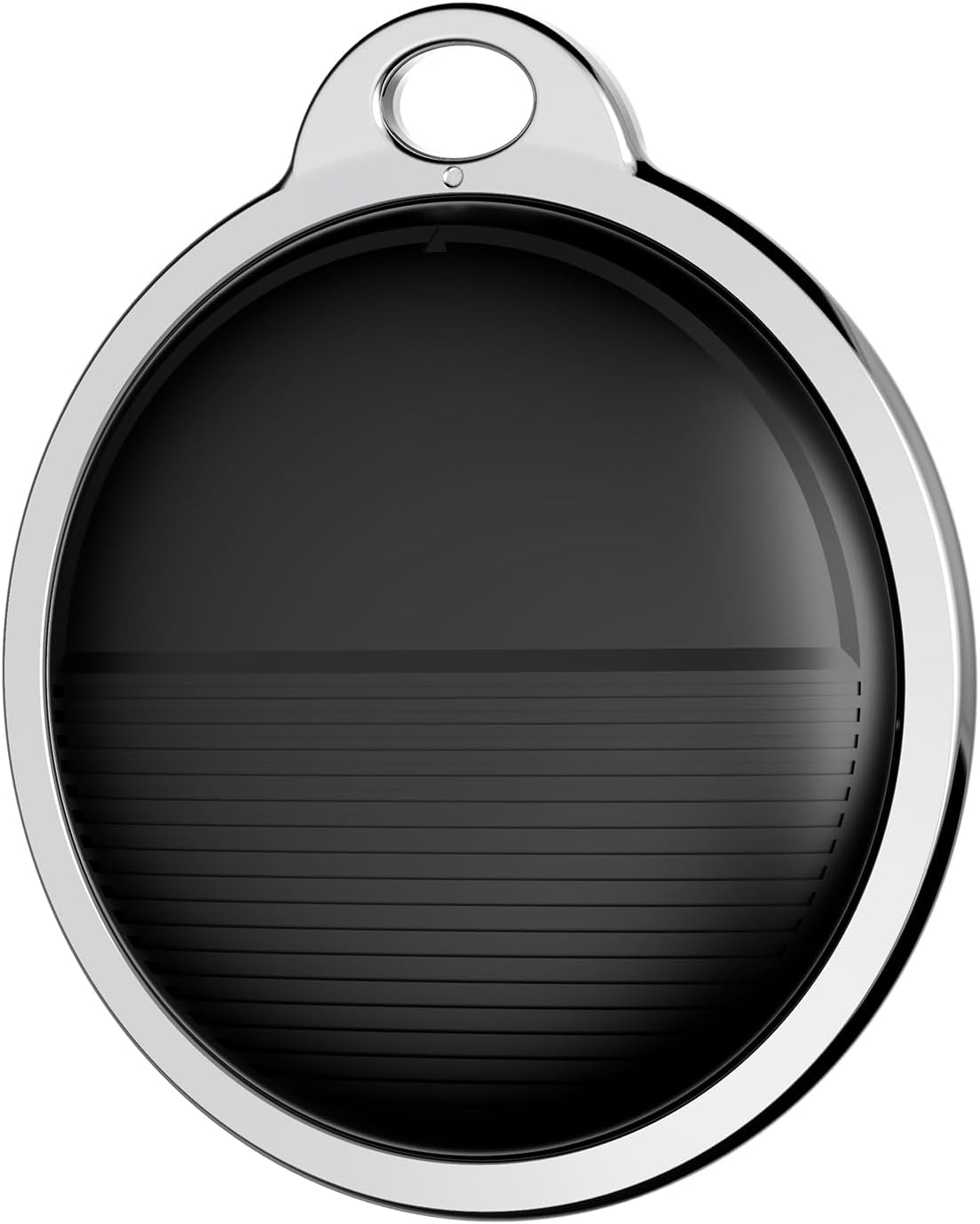 Smart Tracker | Bluetooth Luggage Tracker Works with Apple Find My (iOS Required), Keys Finder and Item Locator for Luggage, Backpack, Pets & Car | Replaceable Battery （Black）