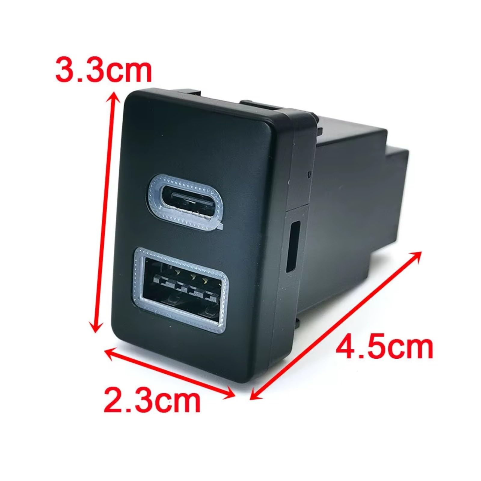 Console Presa USB Compatibile Con Toyota Per Corolla Per Camry 2007-2017 12V 24V Telefono Per Auto Per Presa Caricatore QC3.0 Ipo C Di Ricarica Porta USB