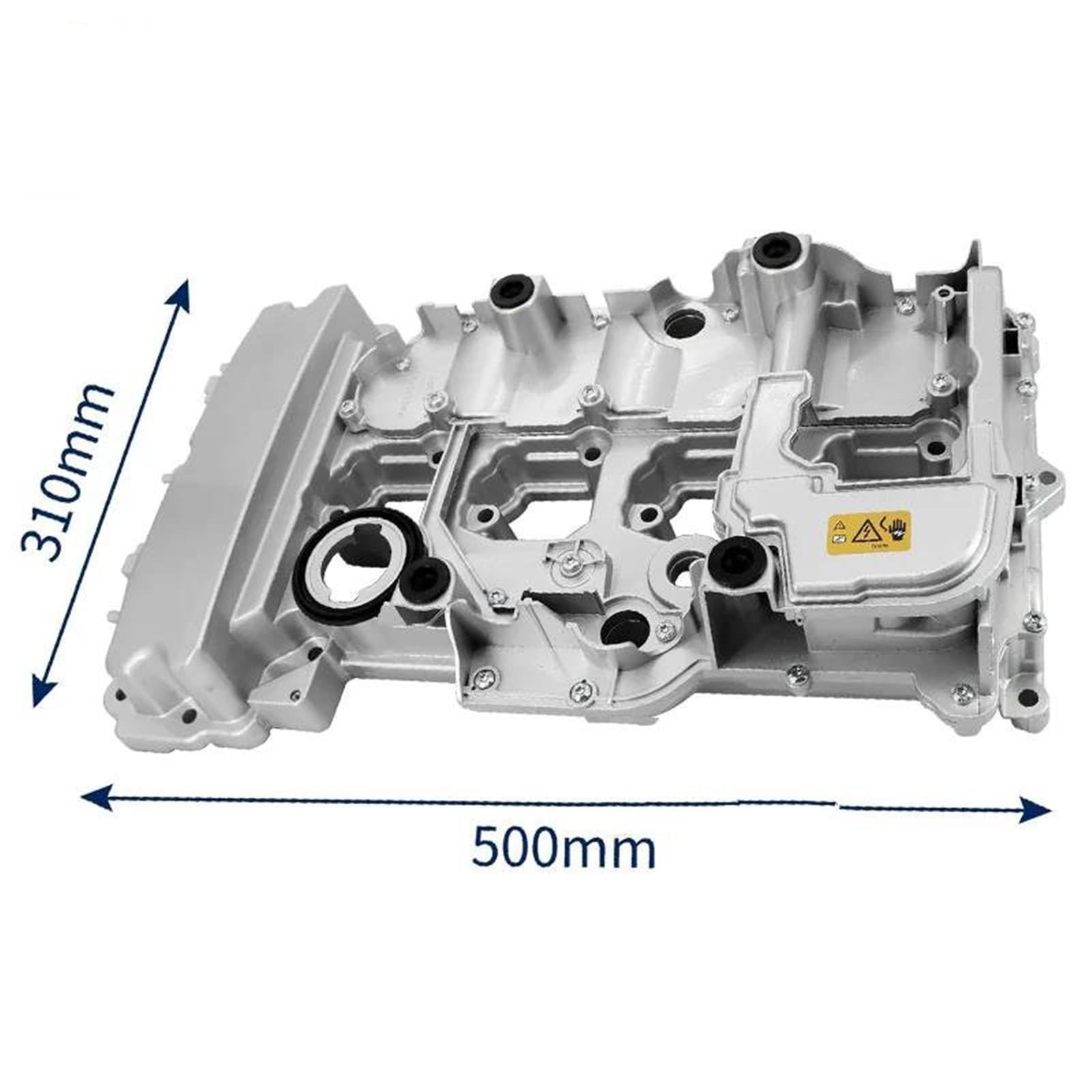 Coperchio valvola auto Coperchio Valvola In Alluminio Con Guarnizioni Per Mercedes Per Benz Per C200 C250 E250 SLK200 SLK250 L4 1.8L M271 A2710101730 2710101730 Punterie Valvola Motore