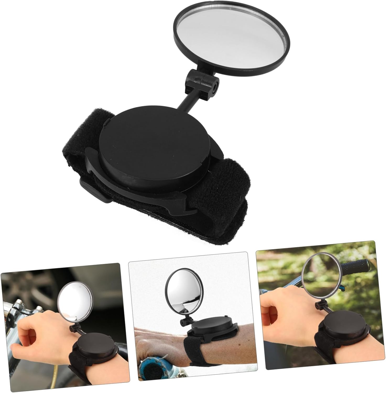 5pcs Wrist-mounted Rotatable Bike Mirror for Rear View Lightweight and Design for Mountain and Road Biking