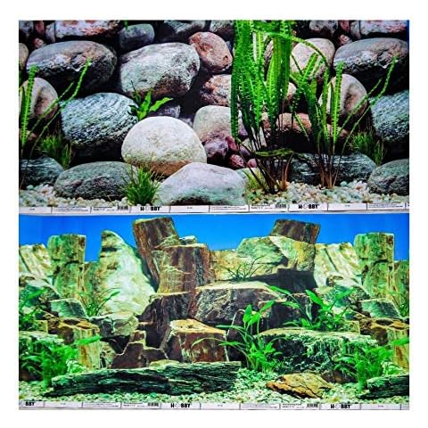 Hidom Double Sided Aquarium Background Poster Cover