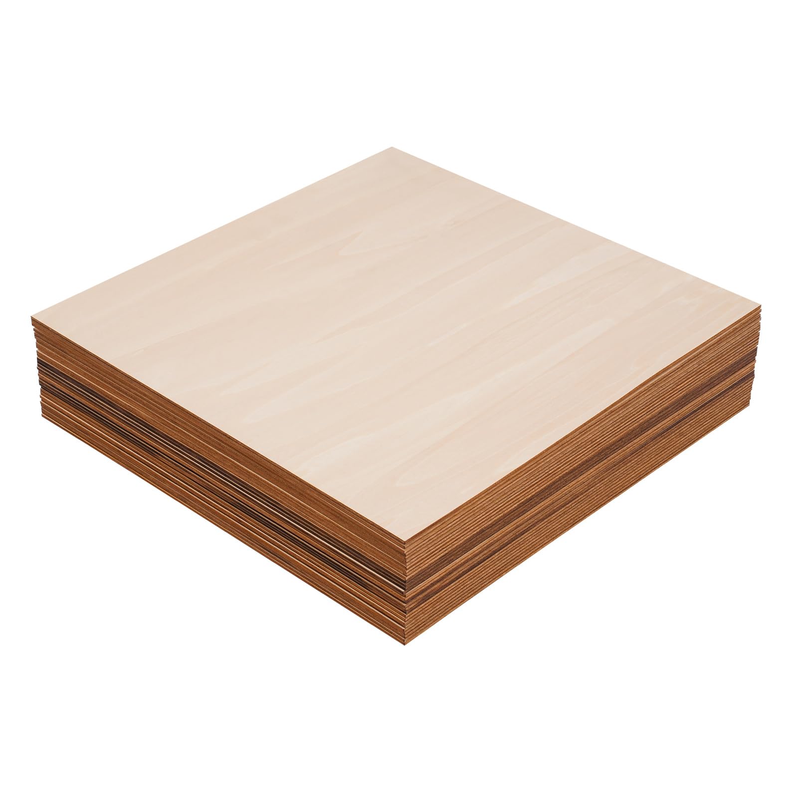 Lot de 30 plaques de bois de tilleul multiplex de 3 mm pour travaux manuels, travaux manuels, plaques en bois de tilleul, 40 x 40 cm, bois contreplaqué, pour peinture, gravure, etc