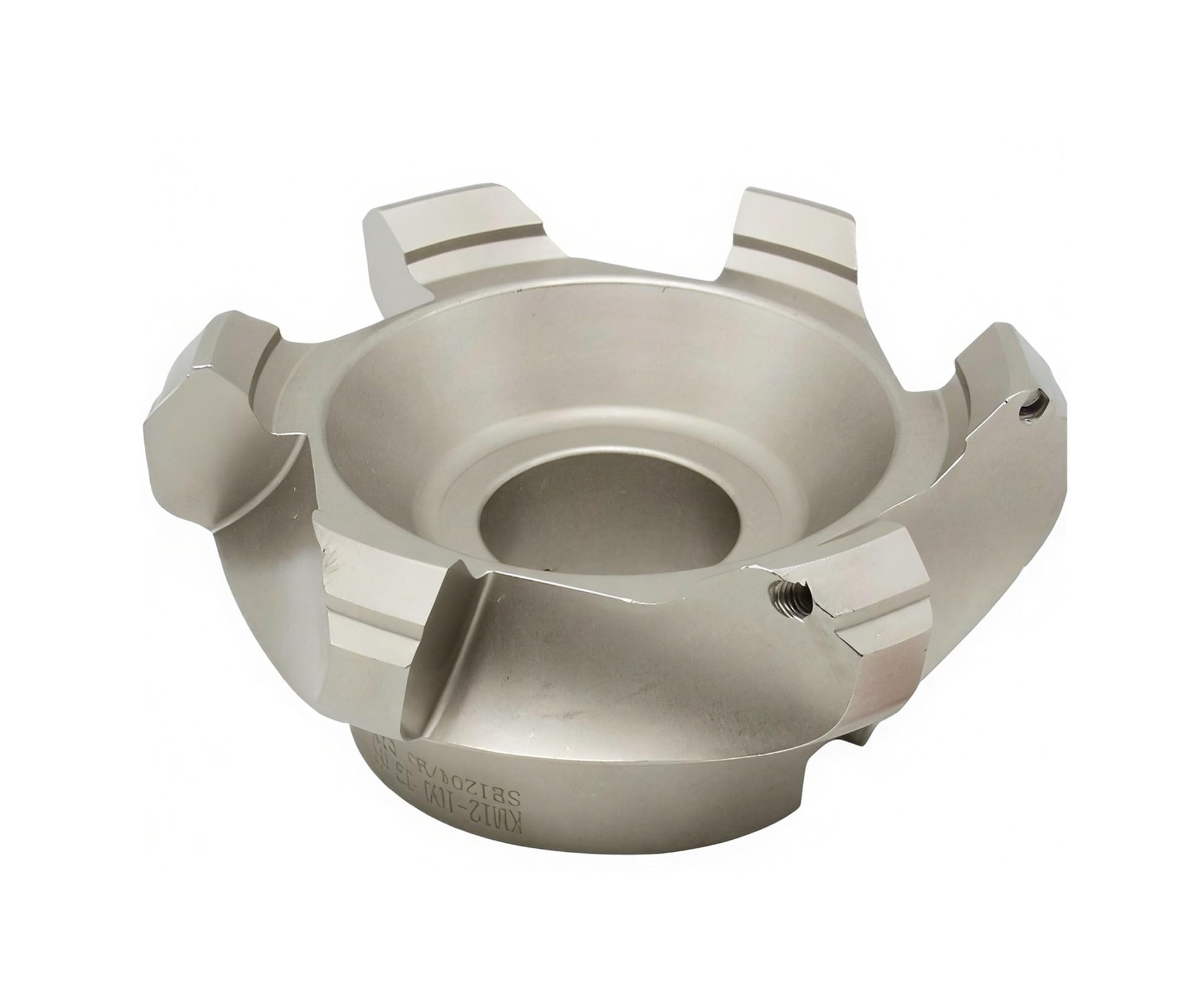 KM12 Series 45 Degree Indexable Face Milling Cutter Head, Aluminum Alloy CNC Milling Tool Compatible with SEHT1204 Inserts(KM12-160-40-8T)