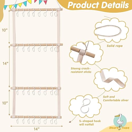 Miniatura 3 de Soporte para diadema para bebé niña, organizador de diadema para niñas, soporte para lazo para el pelo de niñas, accesorios para recién nacidos,