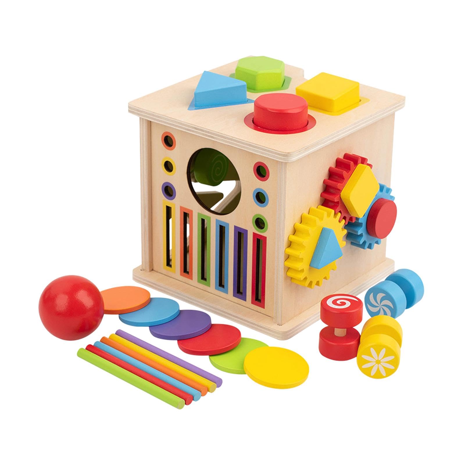 Farb Und Formensortierspielzeug Zur Farberkennung für Kinder,